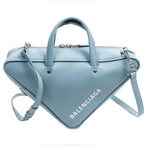 Balenciaga Triangle Leather Crossbody Bag Authentic